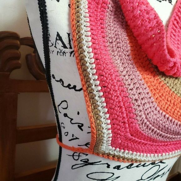 Olivaceous Multi-colored Crocheted Halter Top - Picture 4 of 8